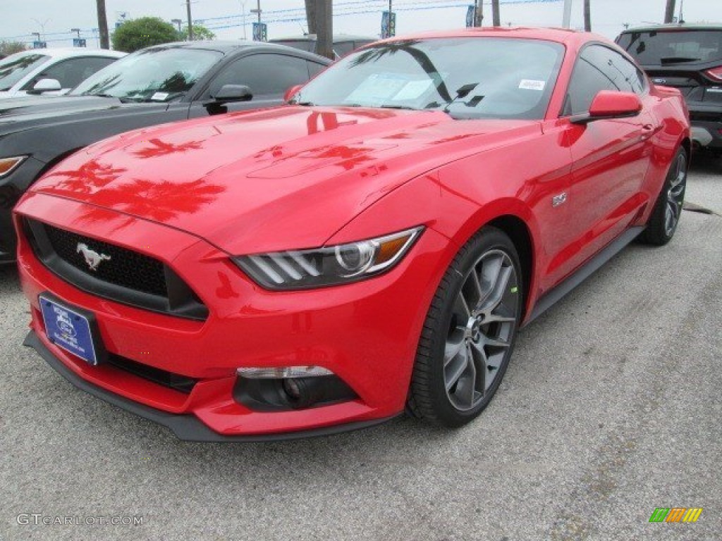 2015 Mustang GT Premium Coupe - Race Red / Ebony photo #5