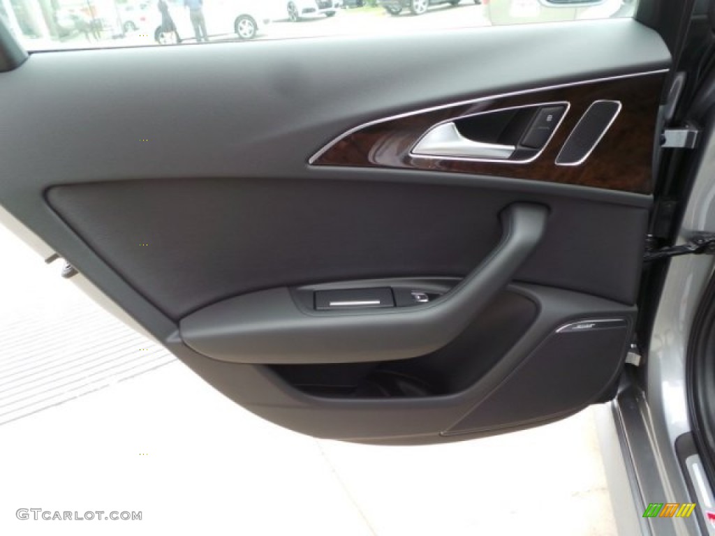 2016 Audi A6 3.0 TFSI Premium Plus quattro Black Door Panel Photo #102776855