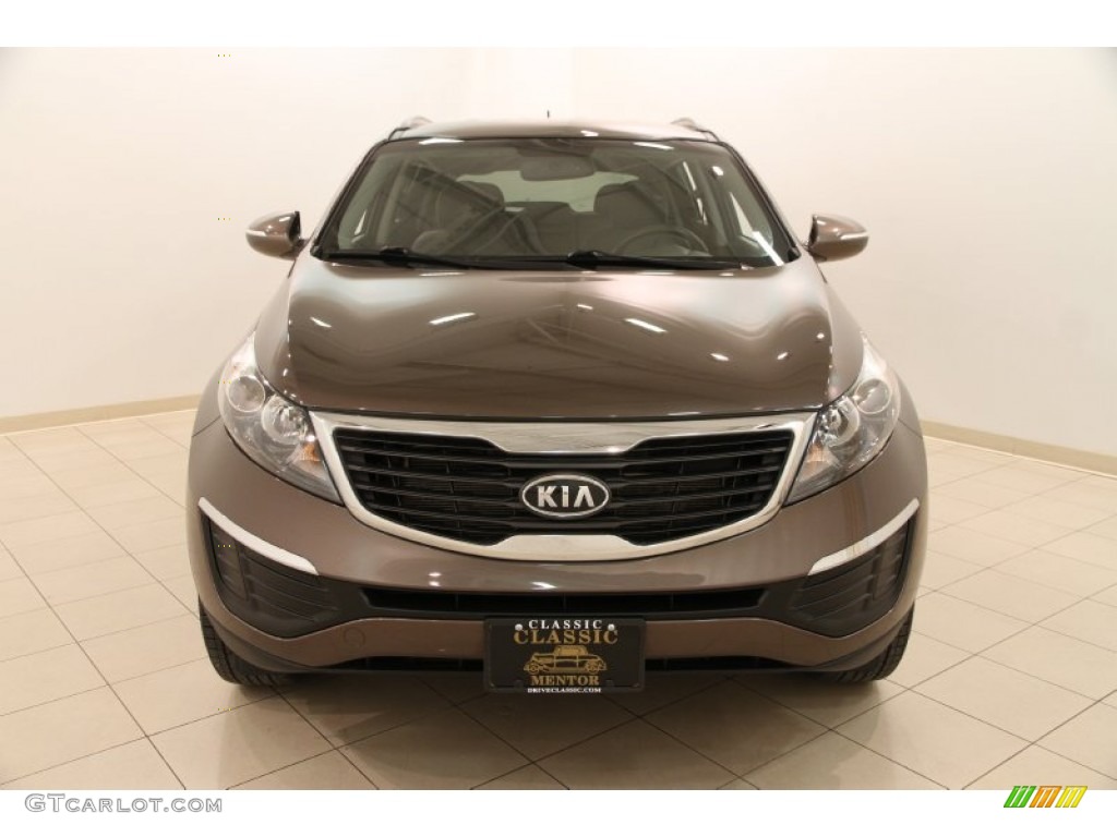 2011 Sportage LX - Sand Track / Alpine Gray photo #2