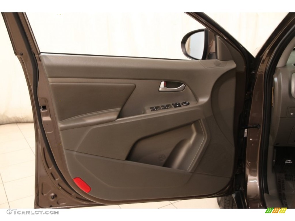 2011 Sportage LX - Sand Track / Alpine Gray photo #4