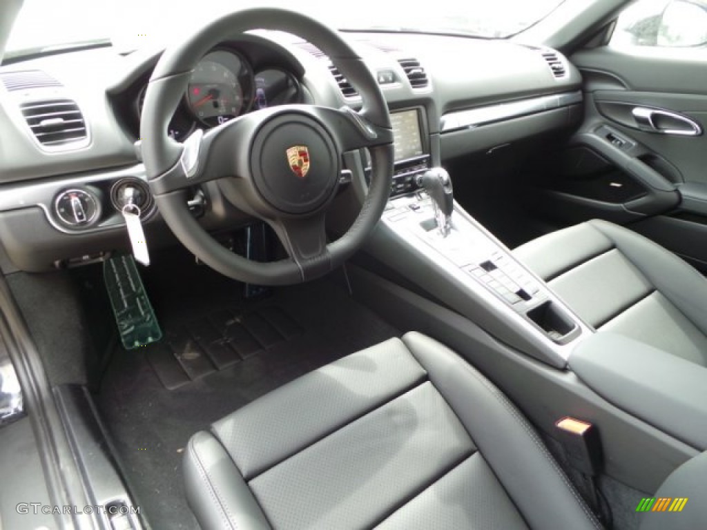 Black Interior 2015 Porsche Boxster S Photo #102777353