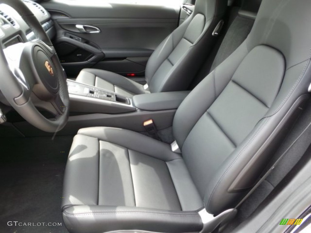 Black Interior 2015 Porsche Boxster S Photo #102777374
