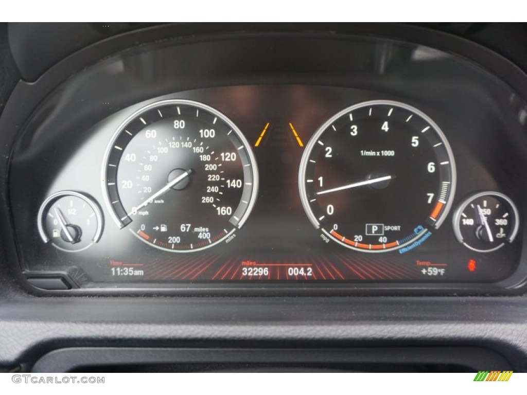 2012 BMW 5 Series 535i xDrive Gran Turismo Gauges Photo #102778223