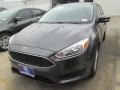 2015 Magnetic Metallic Ford Focus SE Sedan  photo #4