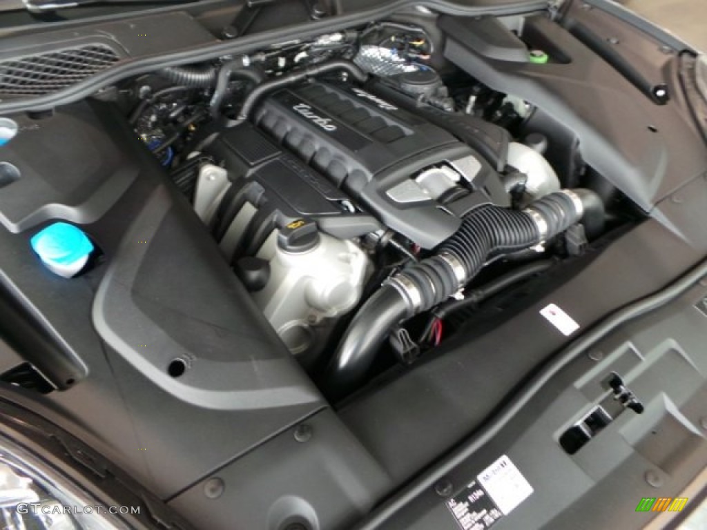 2015 Porsche Cayenne Turbo 4.8 Liter DFI Twin-Turbocharged DOHC 32-Valve VarioCam Plus V8 Engine Photo #102780356
