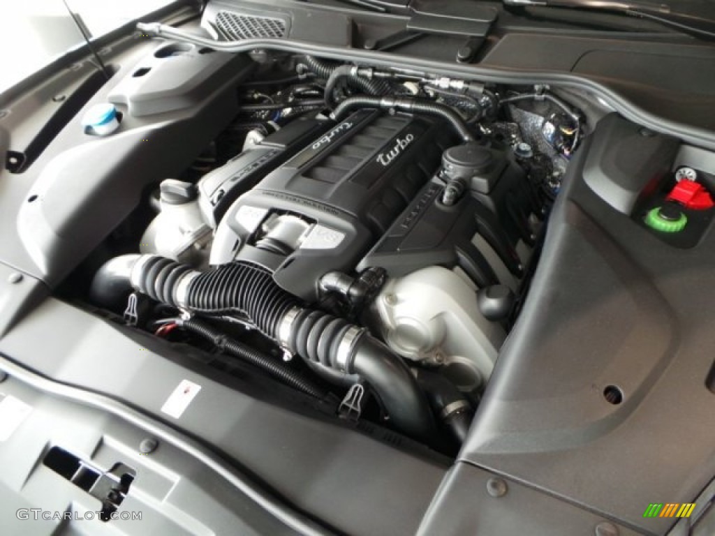 2015 Porsche Cayenne Turbo 4.8 Liter DFI Twin-Turbocharged DOHC 32-Valve VarioCam Plus V8 Engine Photo #102780377