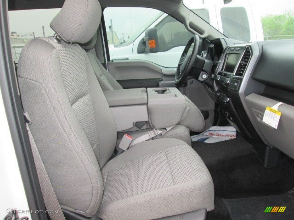 2015 F150 XLT SuperCrew - Oxford White / Medium Earth Gray photo #11