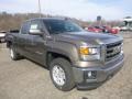 Front 3/4 View of 2015 Sierra 1500 SLE Double Cab 4x4