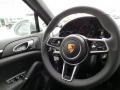 Black 2015 Porsche Cayenne Diesel Steering Wheel