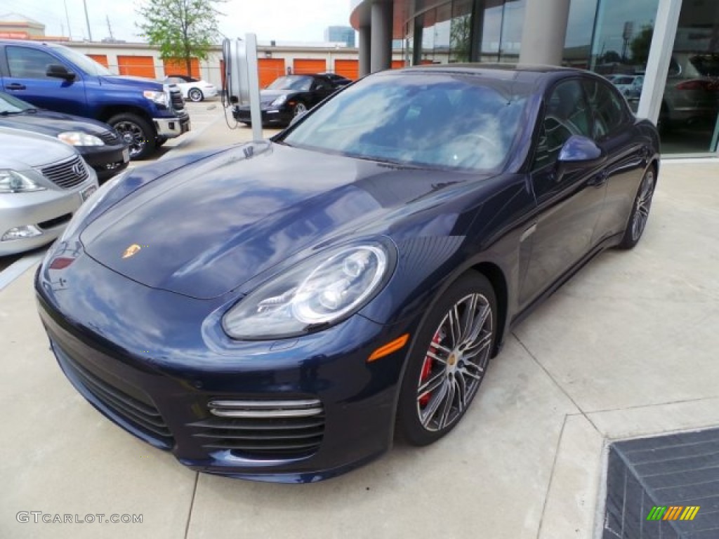 Dark Blue Metallic 2015 Porsche Panamera GTS Exterior Photo #102781286