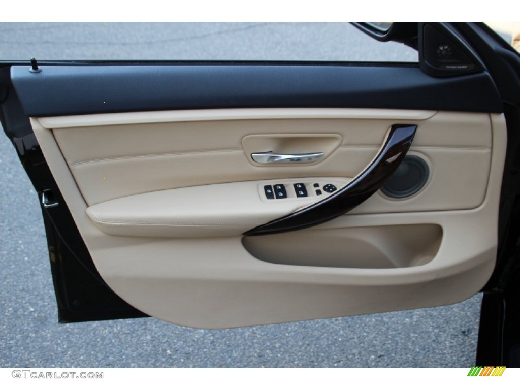 2015 BMW 4 Series 428i xDrive Gran Coupe Venetian Beige Door Panel Photo #102781832