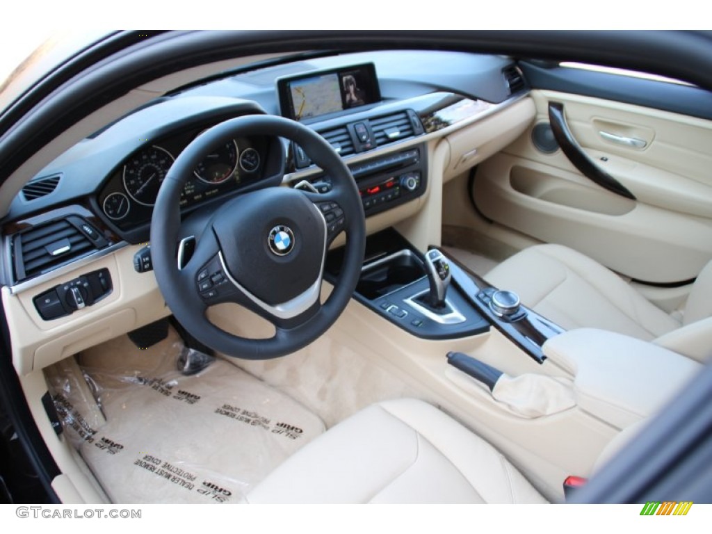 Venetian Beige Interior 2015 BMW 4 Series 428i xDrive Gran Coupe Photo #102781876