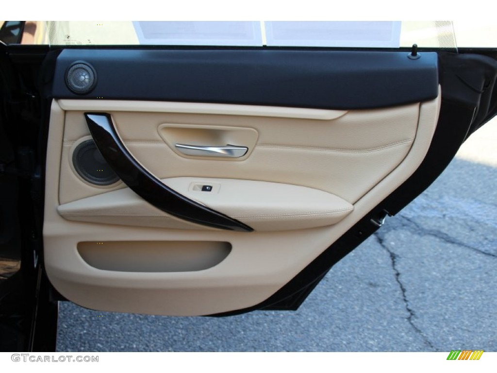 2015 BMW 4 Series 428i xDrive Gran Coupe Venetian Beige Door Panel Photo #102782288