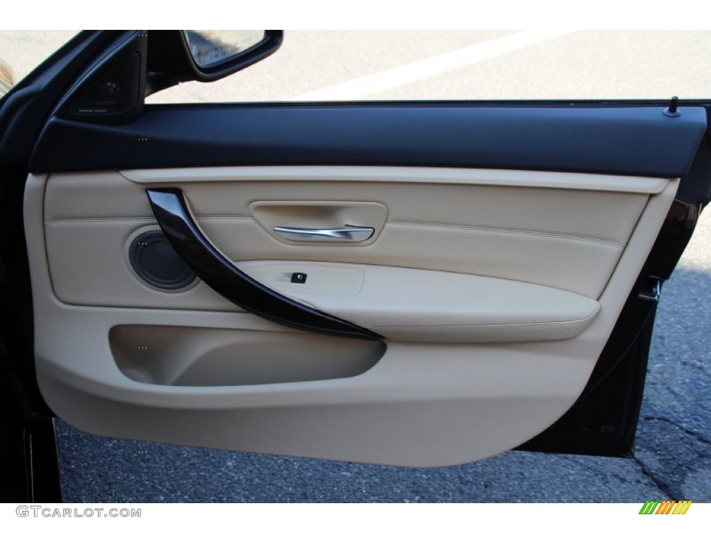 2015 BMW 4 Series 428i xDrive Gran Coupe Venetian Beige Door Panel Photo #102782336