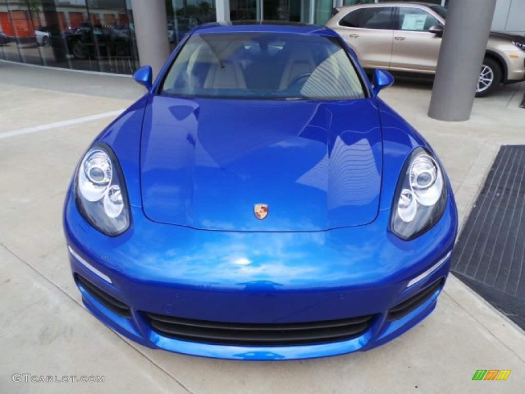 2015 Panamera S - Sapphire Blue Metallic / Black/Luxor Beige photo #2