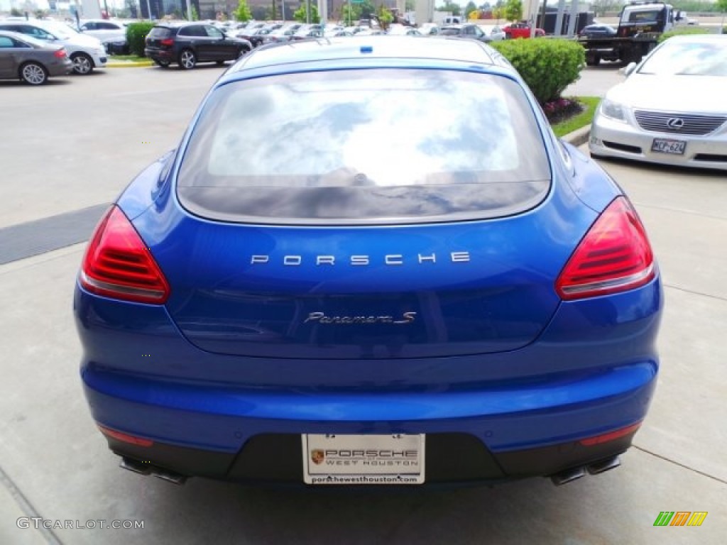 2015 Panamera S - Sapphire Blue Metallic / Black/Luxor Beige photo #6