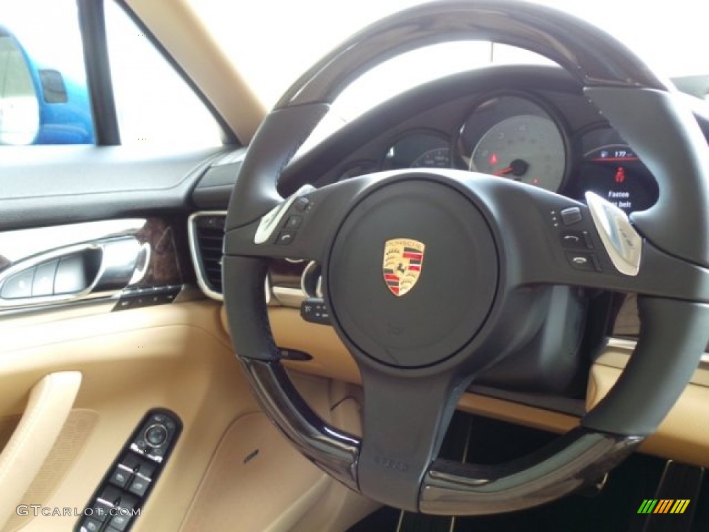 2015 Panamera S - Sapphire Blue Metallic / Black/Luxor Beige photo #28