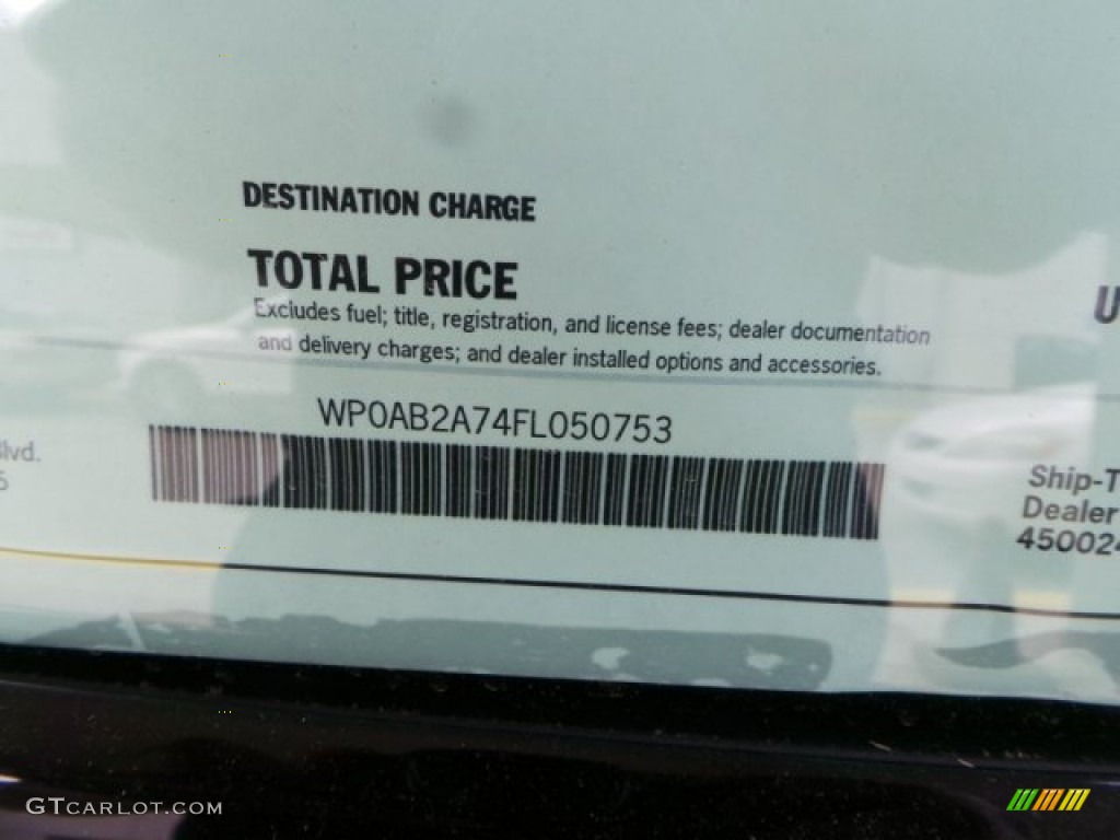 2015 Panamera S - Sapphire Blue Metallic / Black/Luxor Beige photo #37