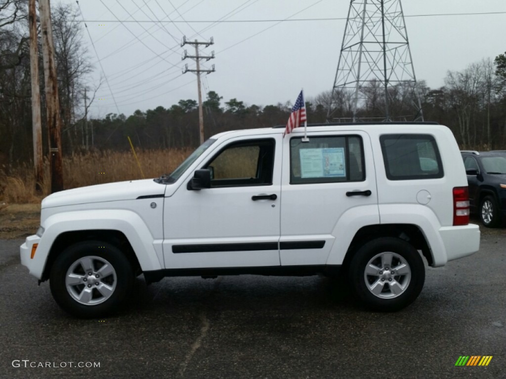 Bright White 2012 Jeep Liberty Sport 4x4 Exterior Photo #102784313