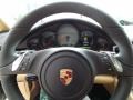 Black/Luxor Beige 2015 Porsche Panamera 4S Steering Wheel