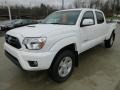 2014 Super White Toyota Tacoma V6 SR5 Double Cab 4x4  photo #3