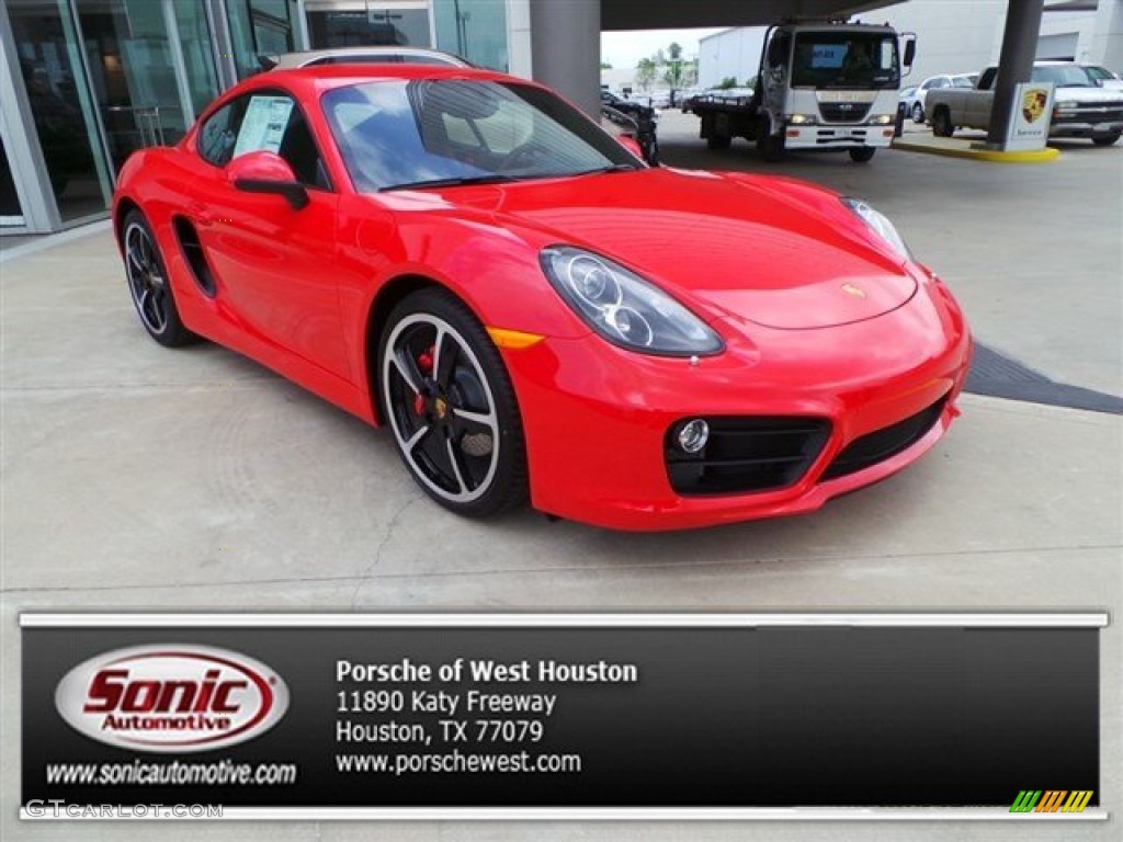 2015 Cayman S - Guards Red / Black photo #1