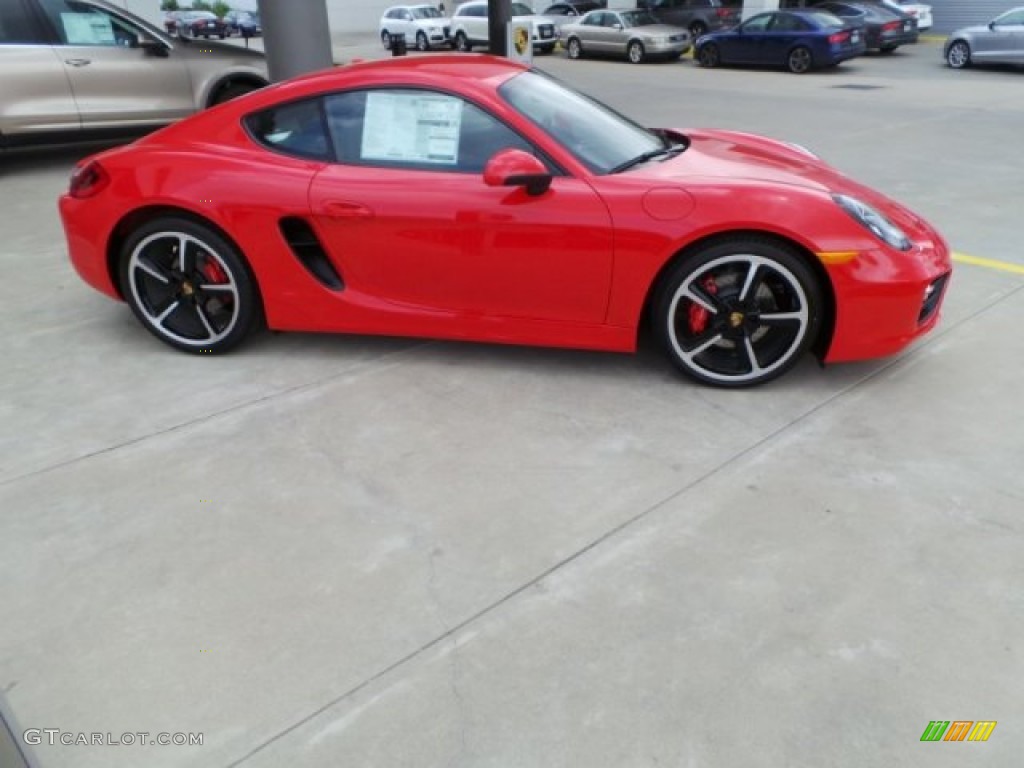 2015 Cayman S - Guards Red / Black photo #8