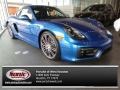 Sapphire Blue Metallic 2015 Porsche Cayman GTS