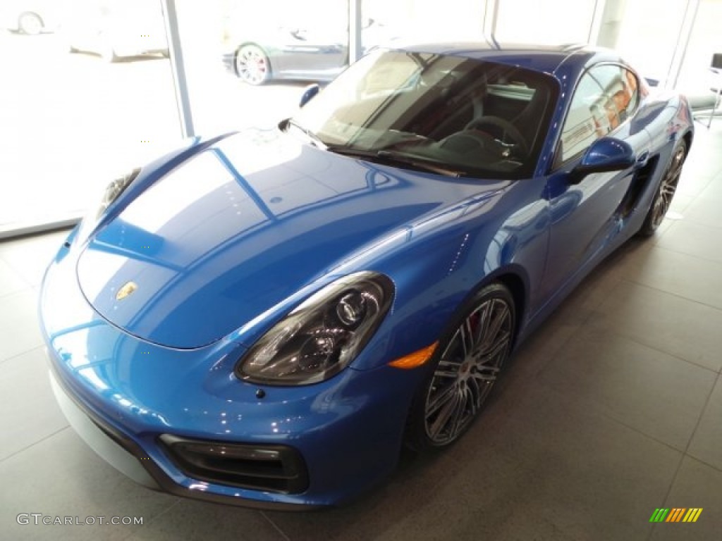 Sapphire Blue Metallic 2015 Porsche Cayman GTS Exterior Photo #102787133