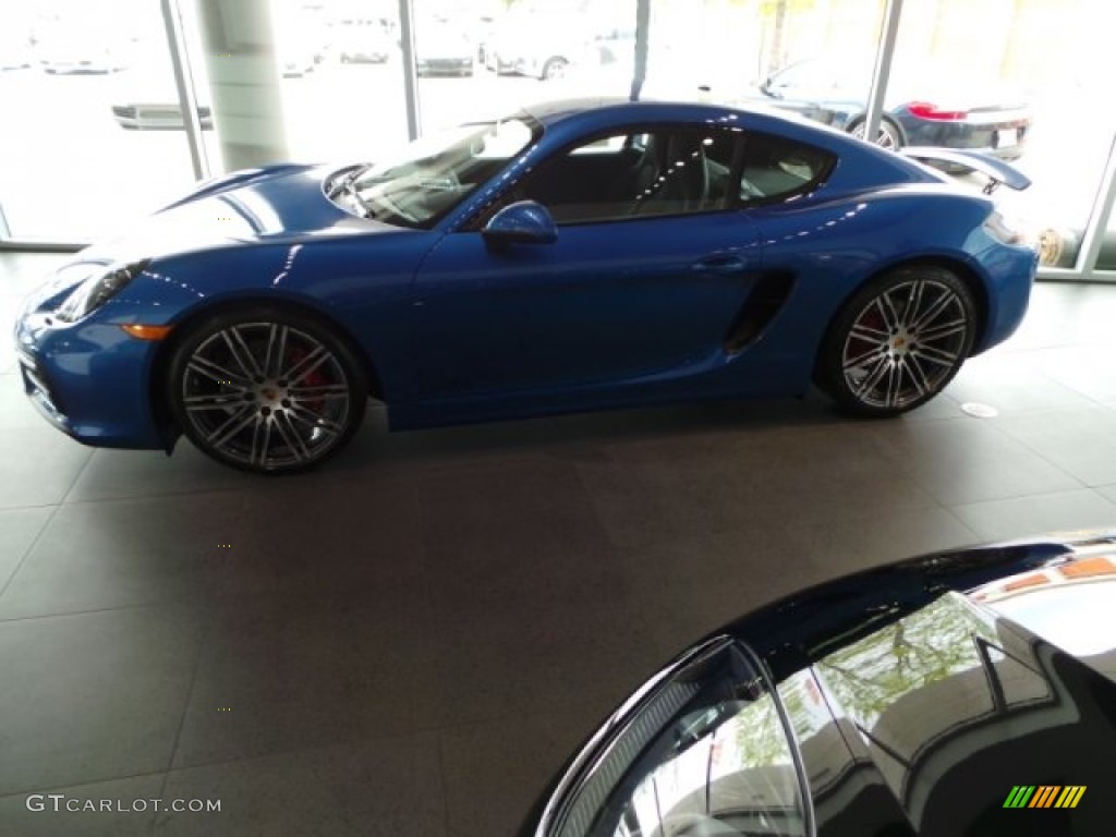 2015 Cayman GTS - Sapphire Blue Metallic / Black w/Alcantara photo #4