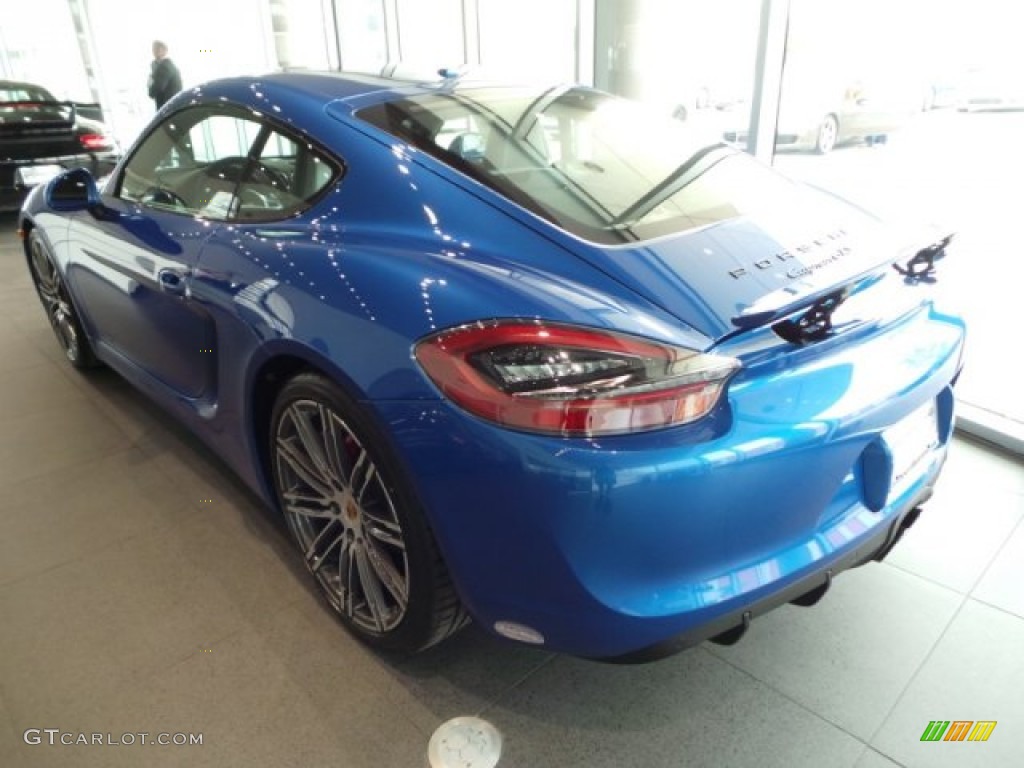 2015 Cayman GTS - Sapphire Blue Metallic / Black w/Alcantara photo #5