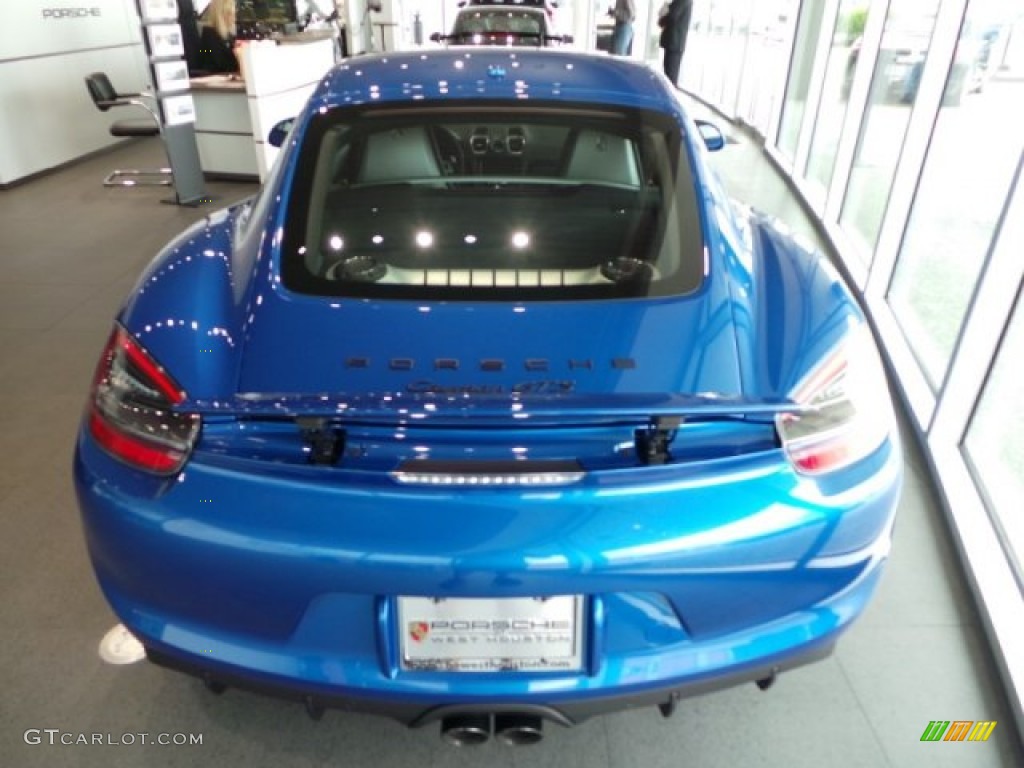 2015 Cayman GTS - Sapphire Blue Metallic / Black w/Alcantara photo #6