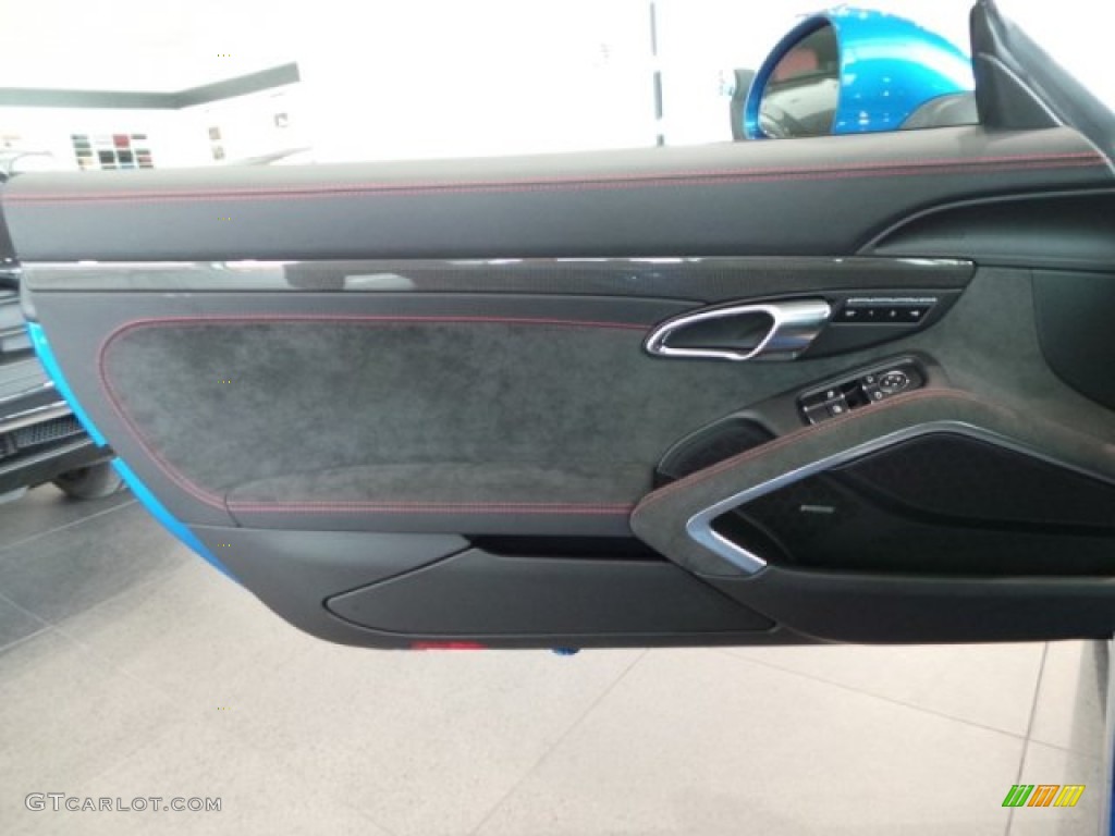 2015 Porsche Cayman GTS Black w/Alcantara Door Panel Photo #102787220