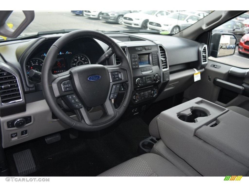 2015 F150 XLT SuperCab 4x4 - Blue Jeans Metallic / Medium Earth Gray photo #8