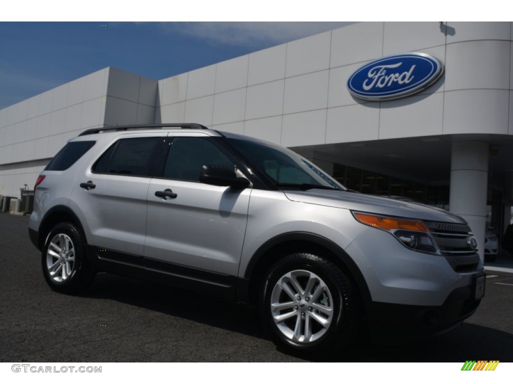 2015 Explorer FWD - Ingot Silver / Medium Light Stone photo #1