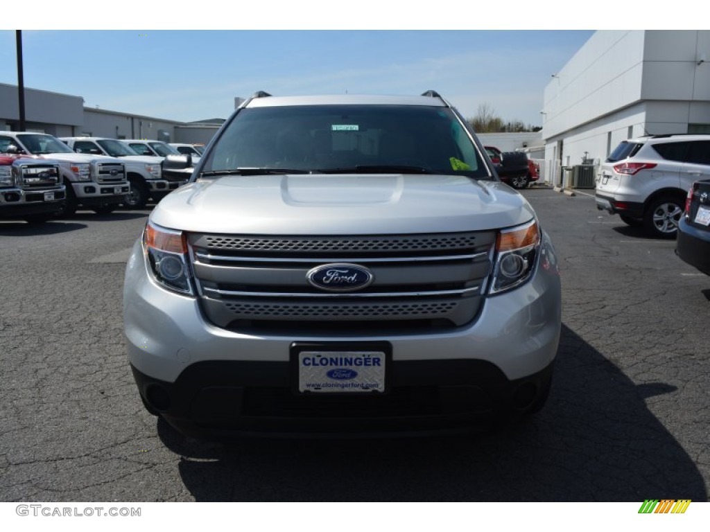 2015 Explorer FWD - Ingot Silver / Medium Light Stone photo #4