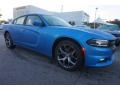 2015 B5 Blue Dodge Charger SXT  photo #4