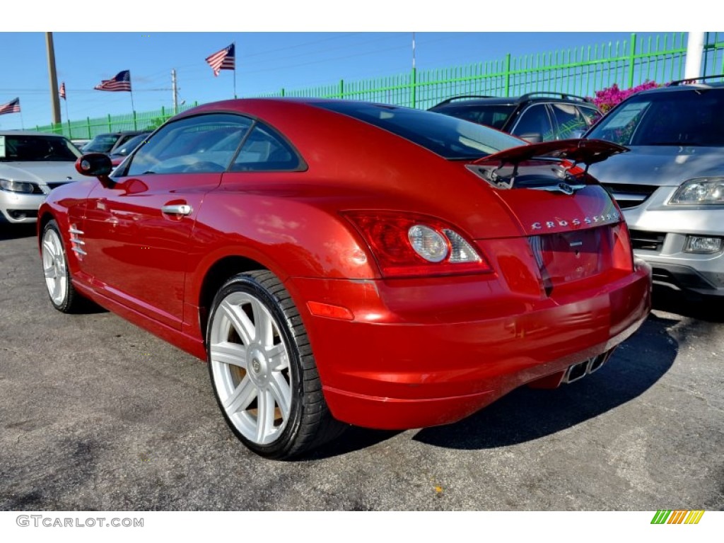 2004 Crossfire Limited Coupe - Blaze Red Crystal Pearl / Dark Slate Gray/Medium Slate Gray photo #9