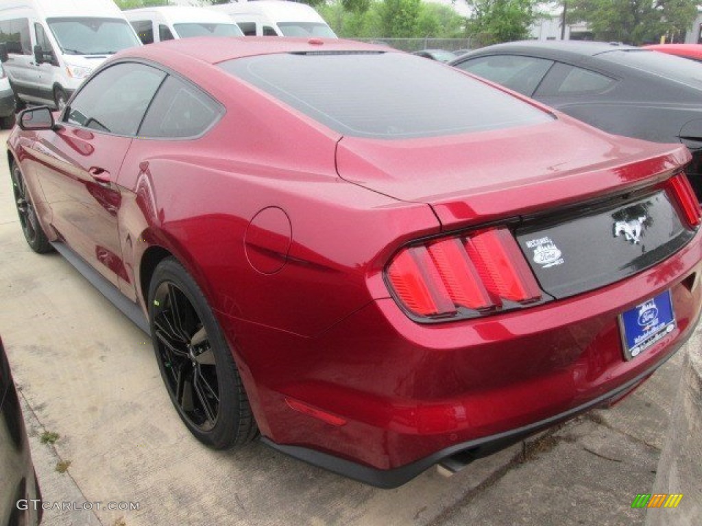 2015 Mustang EcoBoost Premium Coupe - Ruby Red Metallic / Ebony photo #5