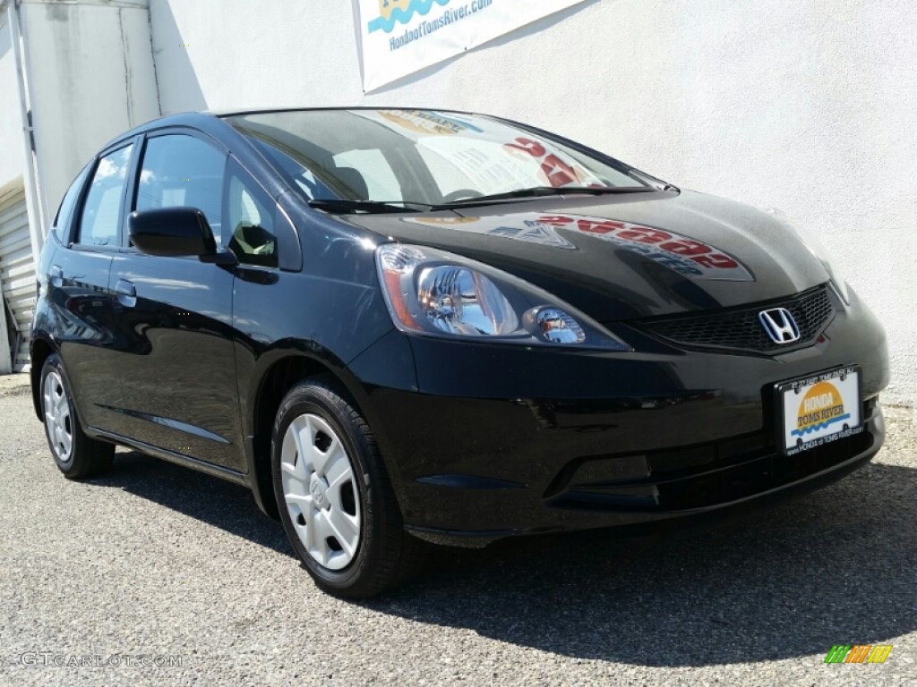 2013 Fit  - Crystal Black Pearl / Gray photo #20