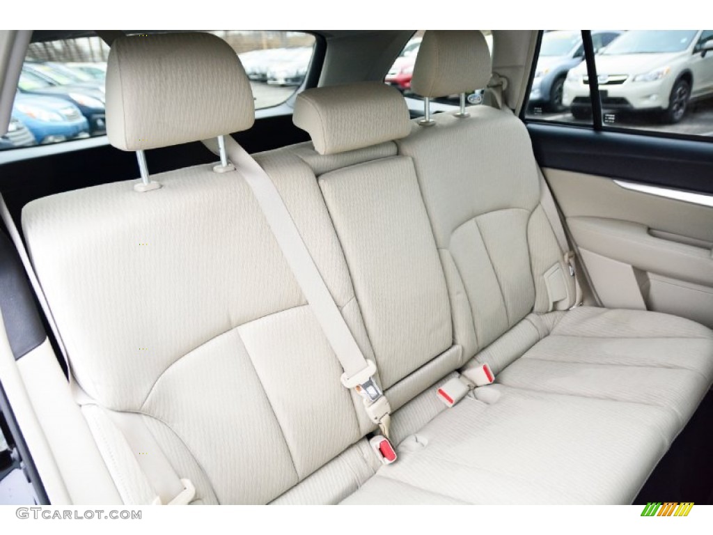 2011 Outback 2.5i Premium Wagon - Crystal Black Silica / Warm Ivory photo #14