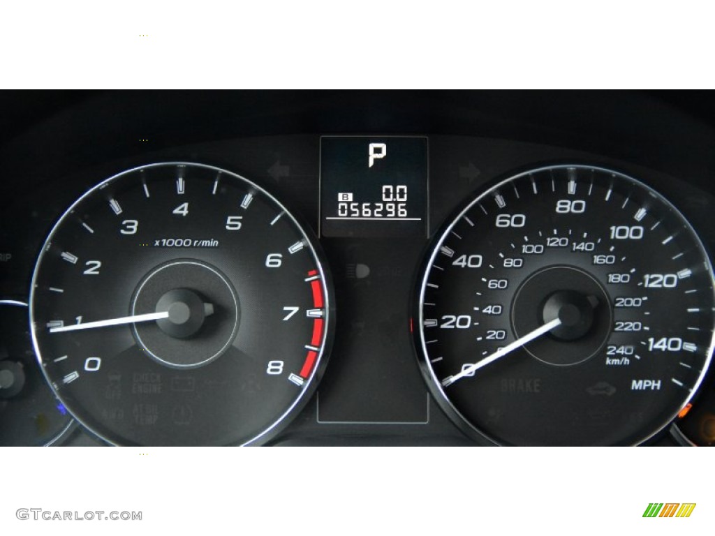 2011 Outback 2.5i Premium Wagon - Crystal Black Silica / Warm Ivory photo #16