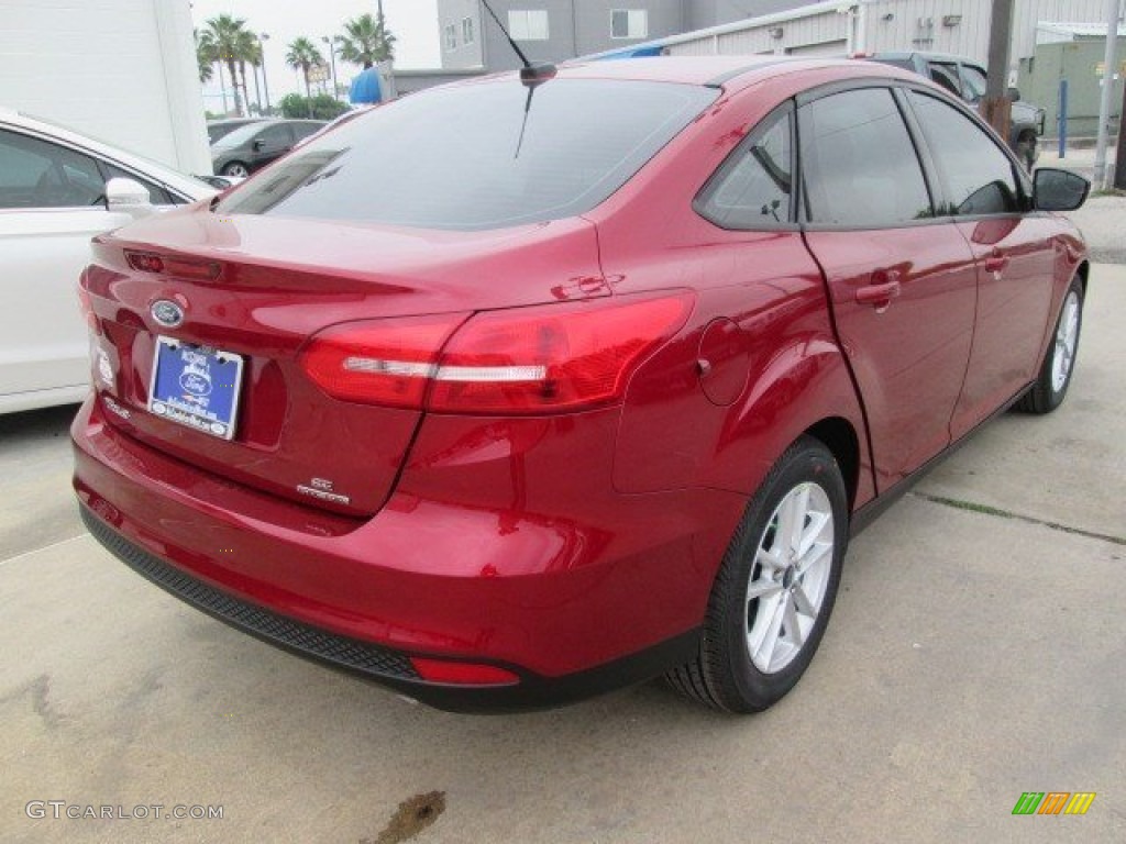 2015 Focus SE Sedan - Ruby Red Metallic / Charcoal Black photo #9