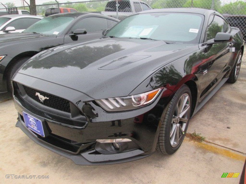 2015 Mustang GT Premium Coupe - Black / Ebony photo #5