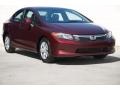Crimson Pearl - Civic LX Sedan Photo No. 1