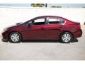 Crimson Pearl - Civic LX Sedan Photo No. 10