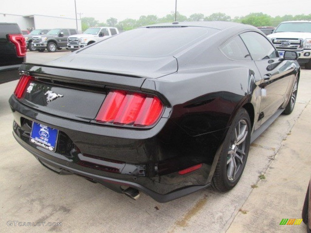 2015 Mustang EcoBoost Premium Coupe - Black / Ebony photo #6