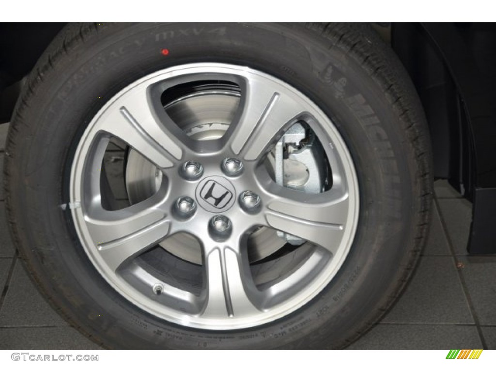 2015 Pilot EX-L 4WD - Crystal Black Pearl / Gray photo #3