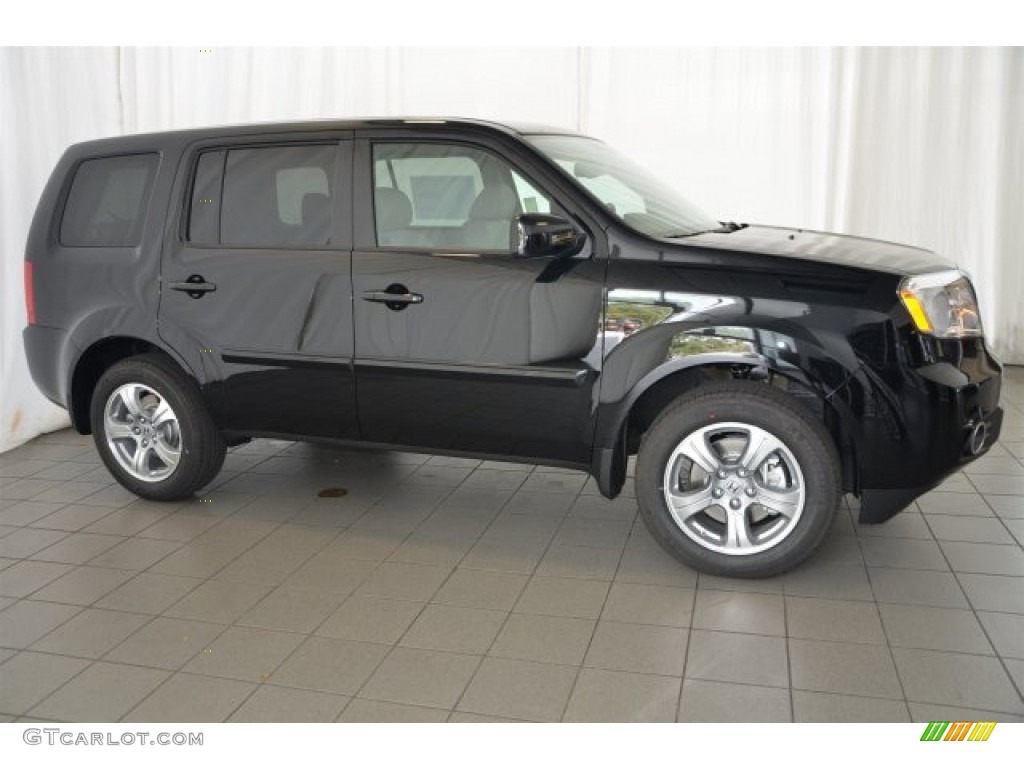 2015 Pilot EX-L 4WD - Crystal Black Pearl / Gray photo #4