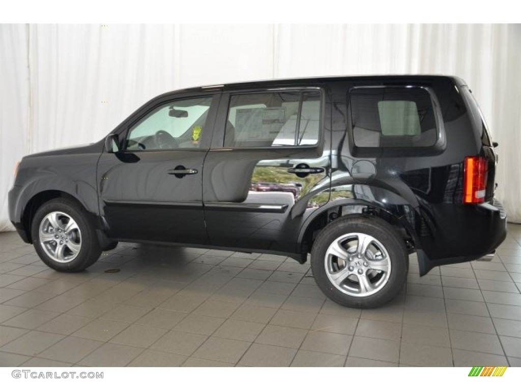 2015 Pilot EX-L 4WD - Crystal Black Pearl / Gray photo #5